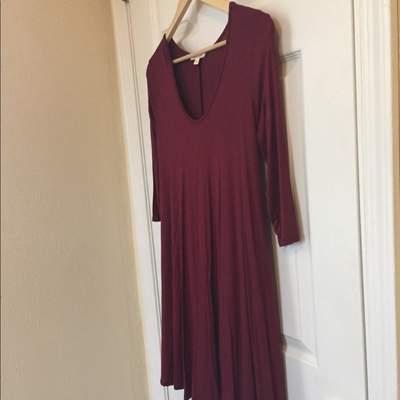 Red T-Shirt Dress - Picture 3 of 5